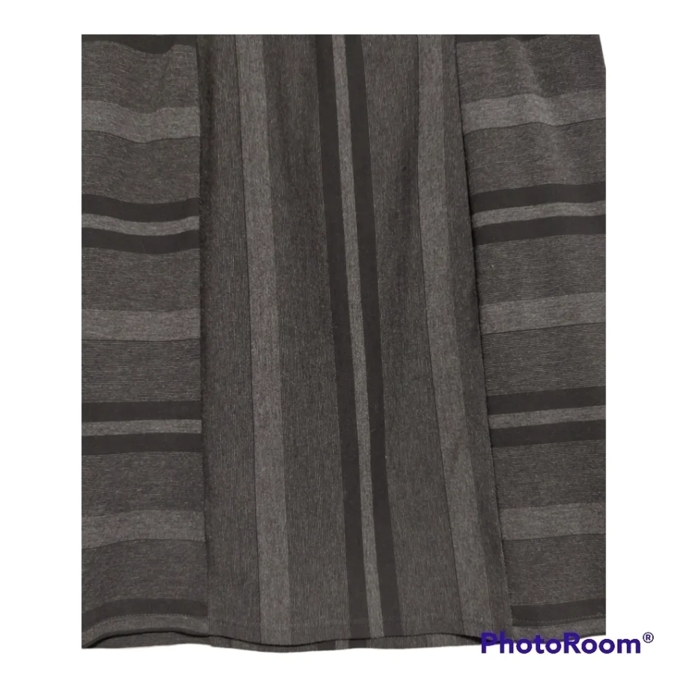 AS Black & Gray Pencil Skirt
